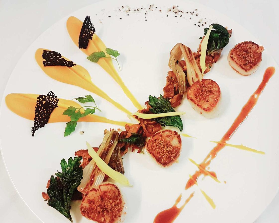 Restaurant Hotel Didier Meril Dinard Exterior foto